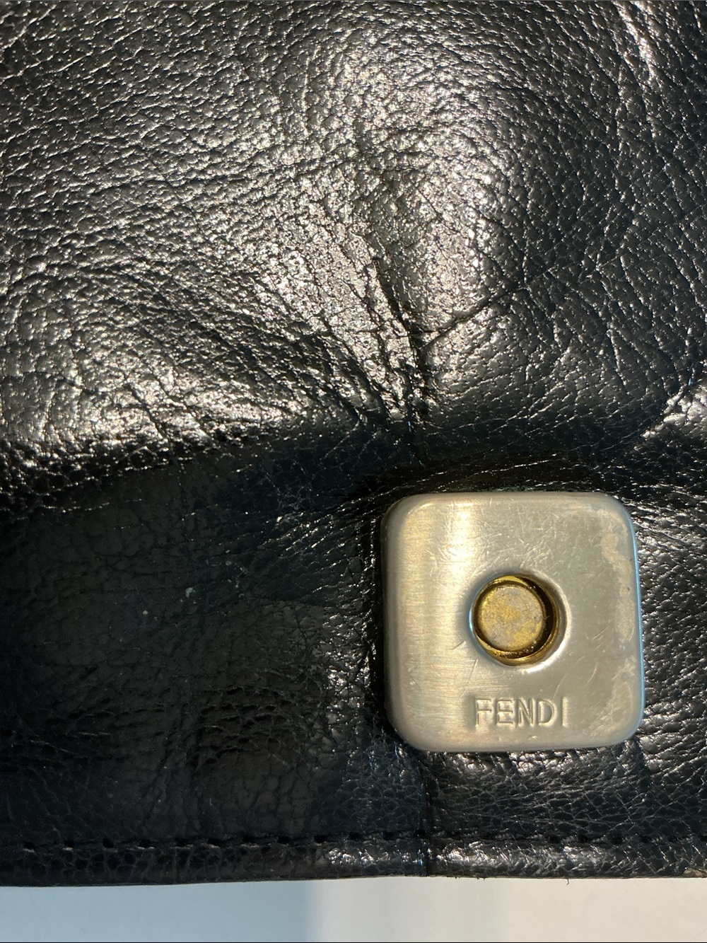 Fendi Vintage Leather Clutch Bag - Picture 5 of 9